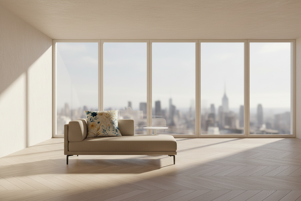 Golden Meadow Floral Cushion Cover – 45x45cm