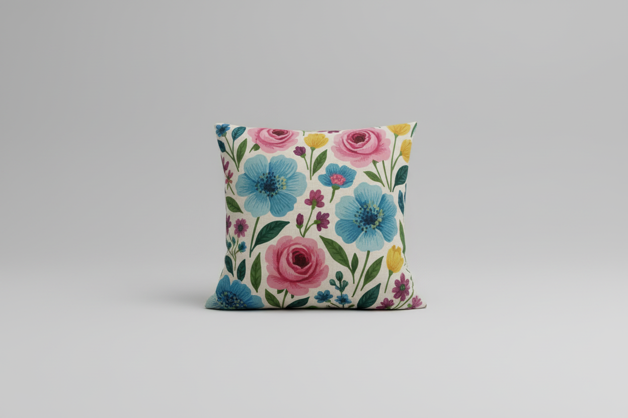 Wildflower Stillness Floral Cushion Cover – 45x45cm