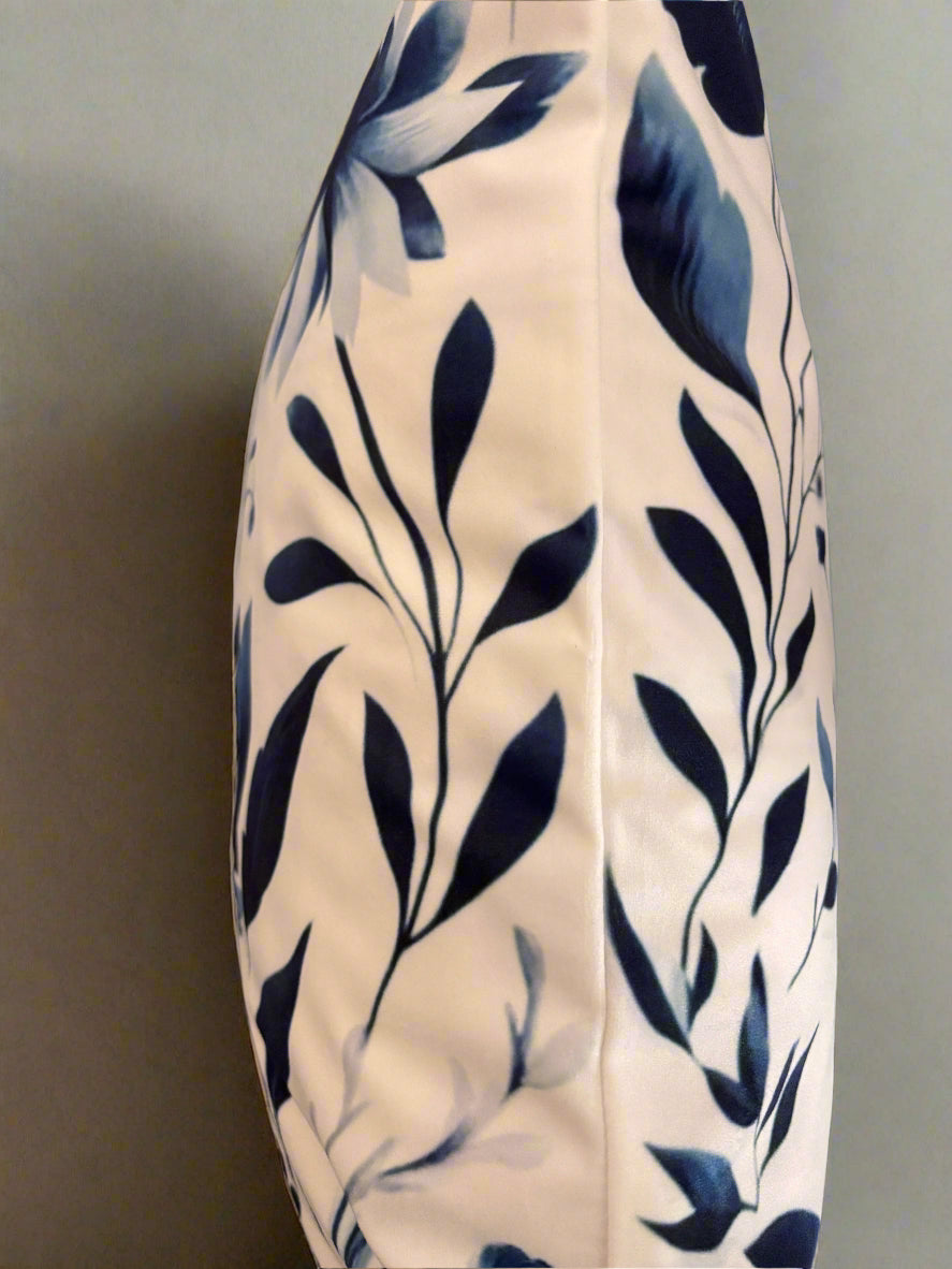 Porcelain Bloom Meadow Cushion Cover – 45x45cm
