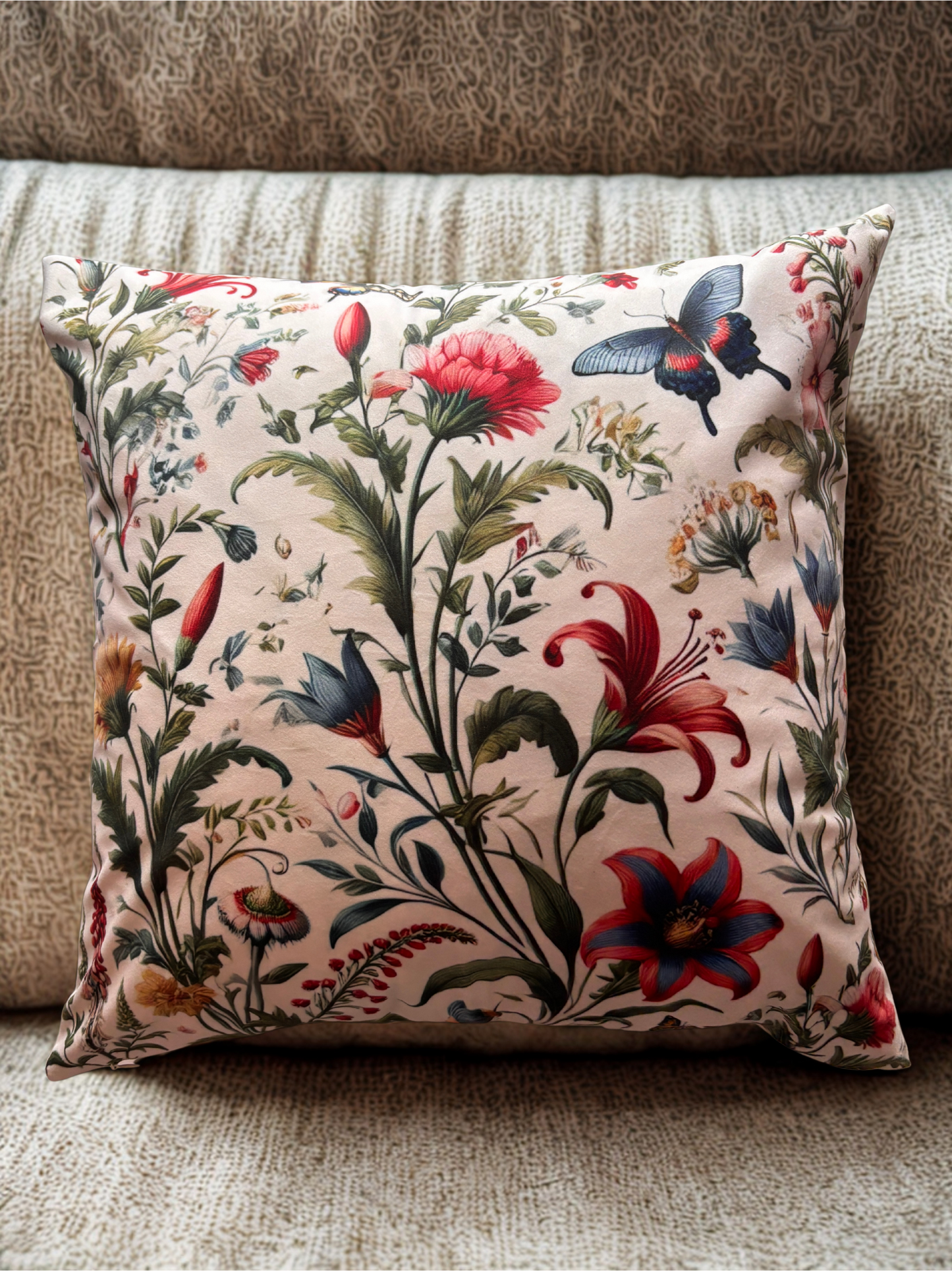 Vintage Butterfly Cushion Cover – 45x45cm