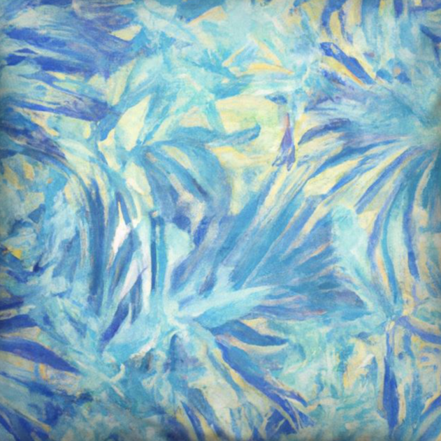 Blue Firework Cushion Cover