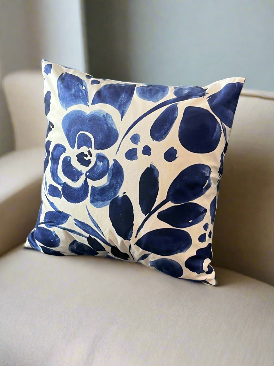 Blue Cushion cover