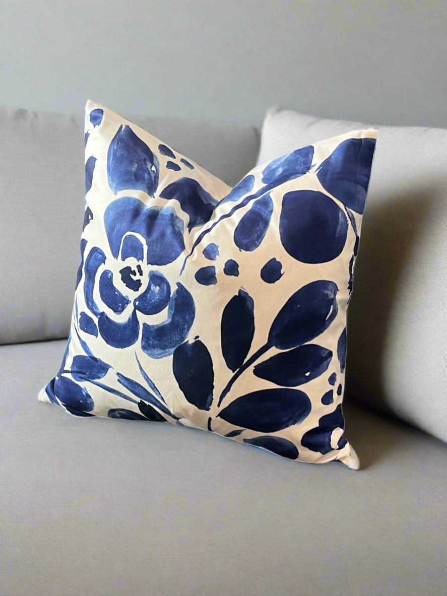 Blue Cushion cover