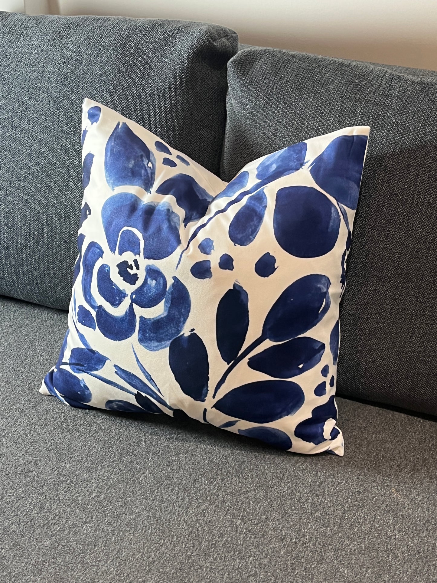 Blue Cushion cover