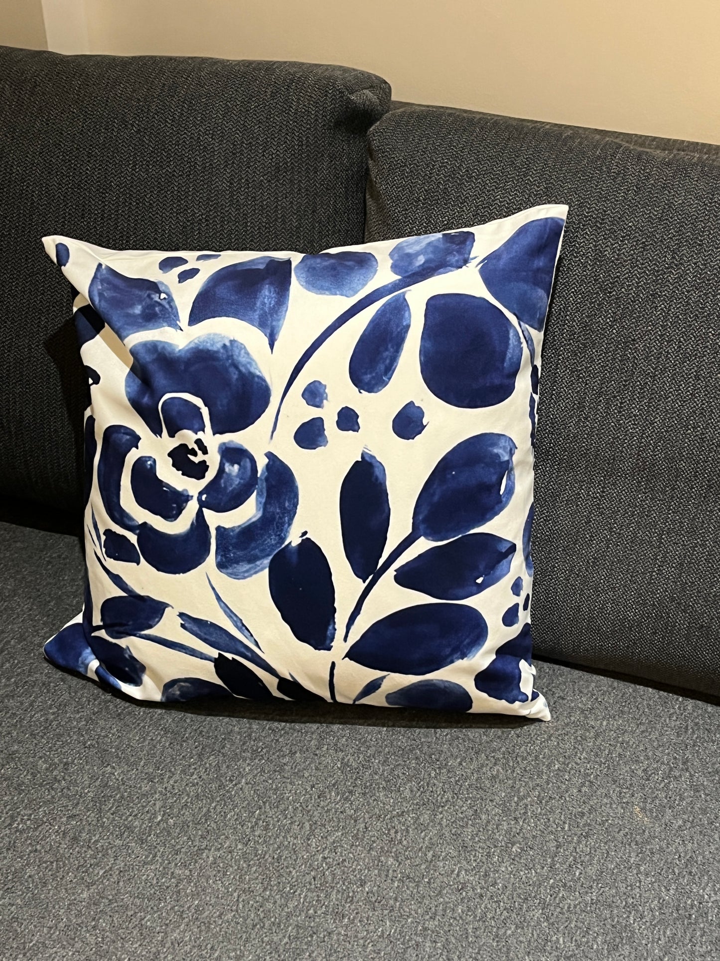 Blue Cushion cover