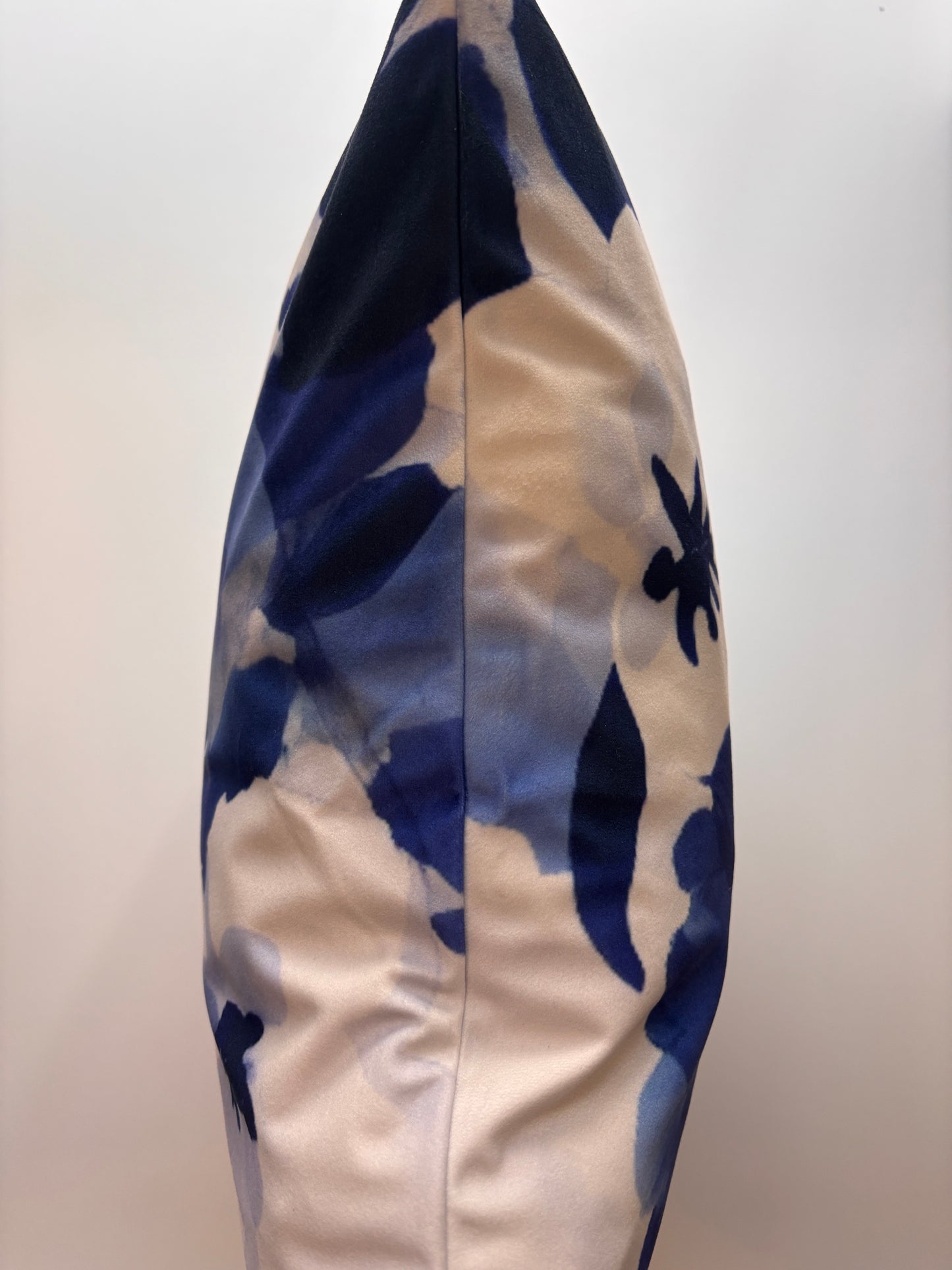Midnight Blue Floral Cushion Cover – 45x45cm
