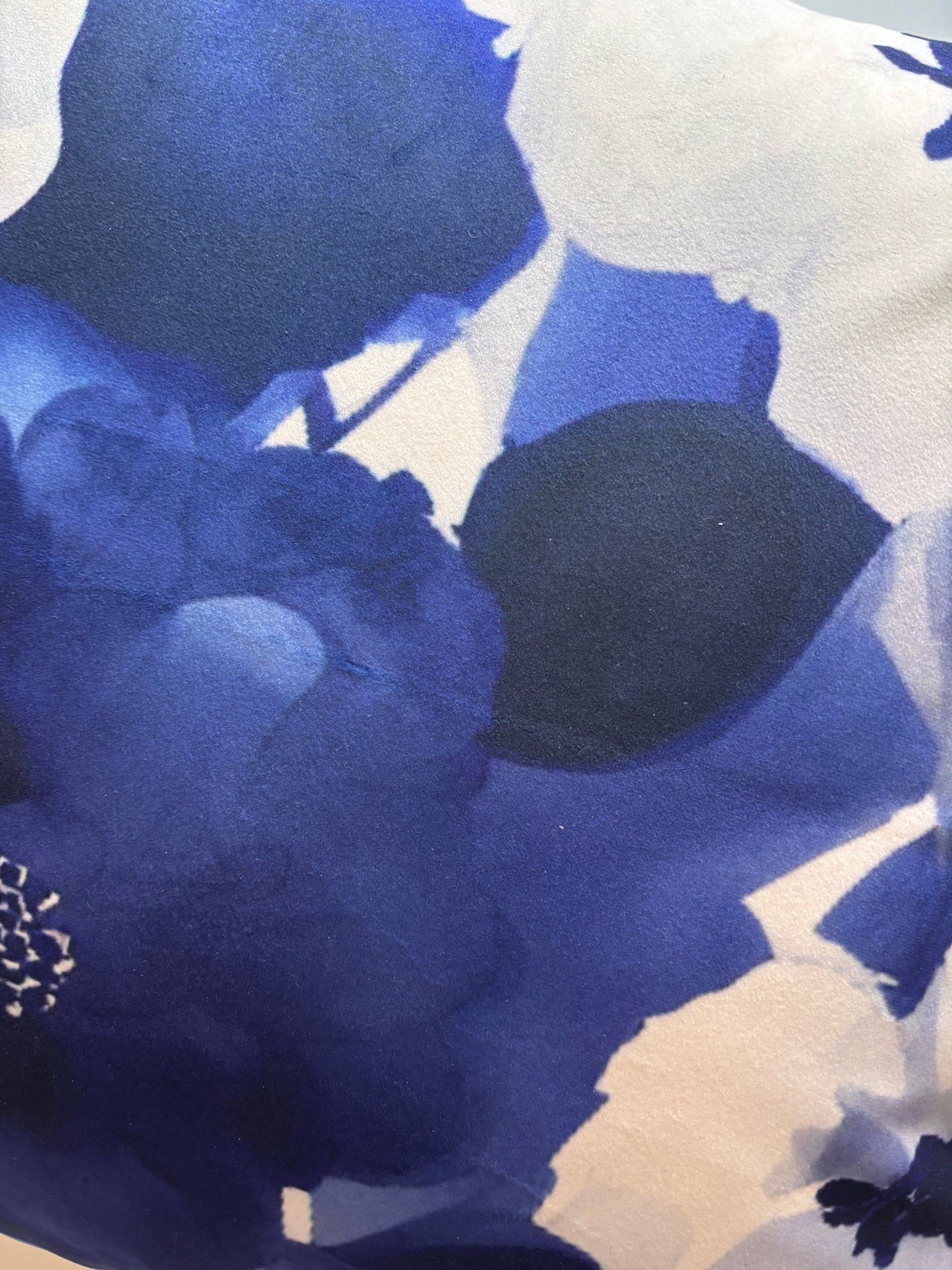 Midnight Blue Floral Cushion Cover – 45x45cm